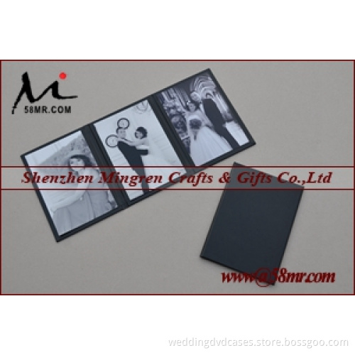 Mini Leather Peel and Stick Photo Album Holder Folio